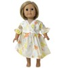 Doll Clothes Superstore Yellow Flower Dress Fits 18 Inch Girl Dolls Like Our Generation My Life American Girl - image 2 of 4