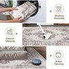 Washable Neutral Area Rug for Living Room, Soft Vintage Boho Farmhouse Rug, Low Pile Non-Slip Carpet for Bedroom, Dining Room - 4 of 4