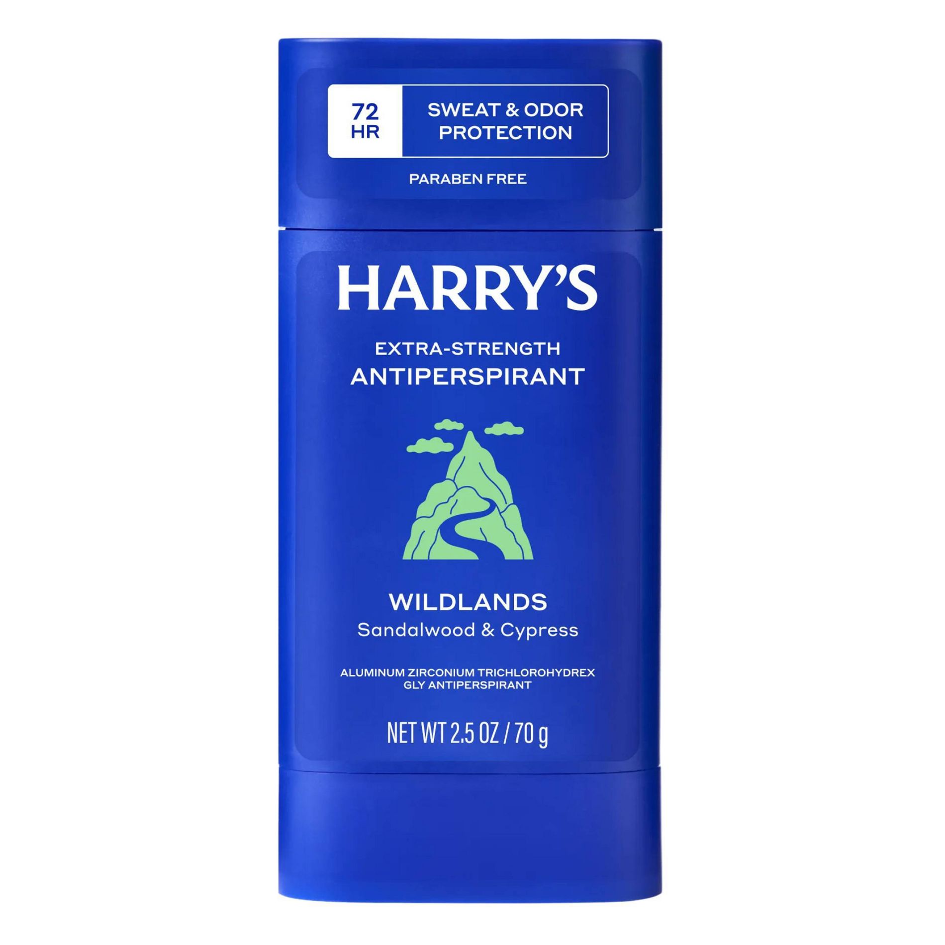 Harry's Wildlands Extra-Strength Solid Antiperspirant Stick for Men Woodsy Scent - 2.5oz
