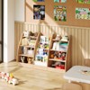 4 Tier Kids Bookshelf, Kids Book Shelf for Kids Rooms, Wood Children Bookcase,Baby Storage Book Rack,Toddler Bookshelf - 3 of 4