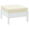 vidaXL Pallet Cushion Cream 23.6"x23.6"x2.4" Oxford Fabric - 3 of 4