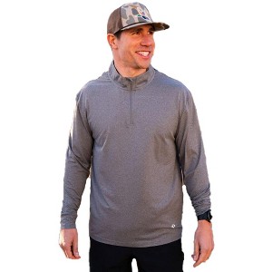 Burlebo Men's Long Sleeve Performance Quarter Zip Sweatshirt - 1 of 2