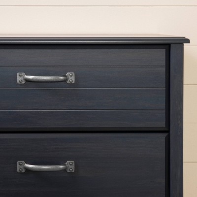 Blueberry Farmhouse 4-Drawer Chest with Soft Close