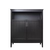 LunaLulinlk Kitchen storage sideboard and buffet server cabinet-Brown - 3 of 4