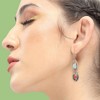 SOHI Women's Silver Oxidised Drop Earrings - 3 of 3