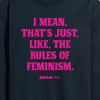 Men's - Mean Girls - Rules Of Feminism Long Sleeve Graphic T-Shirt - 2 of 4