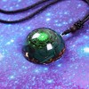Orgonite Pendant Necklace with Malachite Crystal Reiki Healing Jewelry - 4 of 4