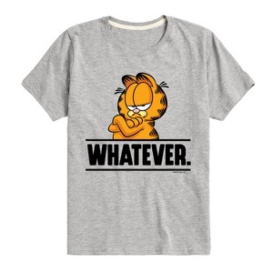 Boys' - Garfield - Whatever Short Sleeve Graphic T-Shirt - 1 of 4