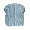 CTM Kids' Cotton Blue Stripe Train Engineer Cap - 2 of 3
