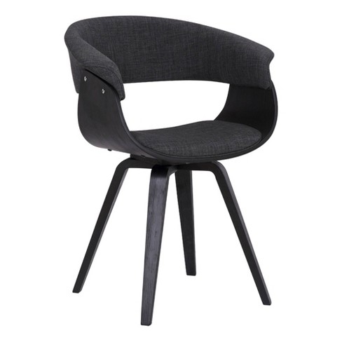 Summer Contemporary Dining Chair Black Armen Living