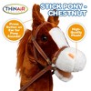 Playful Minds: Stick Pony - Chestnut - Brownish Red, 34" Wood Stick Ride-On, 12" - 2 of 4