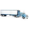 First Gear DCP 1/64 Kenworth W900A Flat Top Sleeper & Vintage Trailer with Reefer Legacy Series #2: Western Distributing "Crippled Cowboy" 69-2045 - 2 of 4