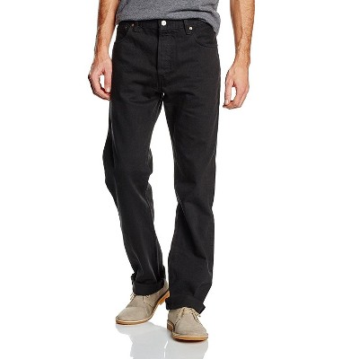 Levis Mens 501 Original Fit Jeans - Black