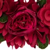 Northlight Rose Floral Wooden Spring Wreath - 14" - 4 of 4