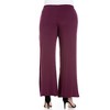 Plus Elastic Waist Flared Leg Palazzo Pants - 24seven Comfort Apparel™ - 3 of 4