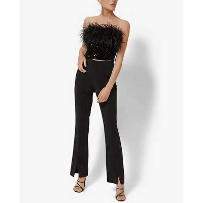 Women's Alexis Split Pant - line and dot