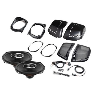Hertz HD14H6X9 Saddle Bag Lid Kit with HBH14 Harness and SX690 NEO 6X9 Speakers - 1 of 4