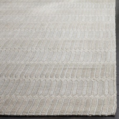 Marbella Beige 4' x 6' Handmade Viscose Rug