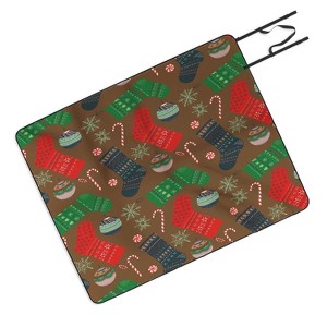 Pimlada Phuapradit Christmas Ornaments Picnic Blanket -Deny Designs - 1 of 3