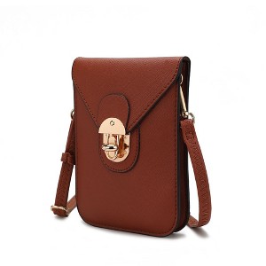 MKF Collection Havana Smartphone Crossbody Bag Vegan Leather Phone Holder Accessory by Mia K - 1 of 4