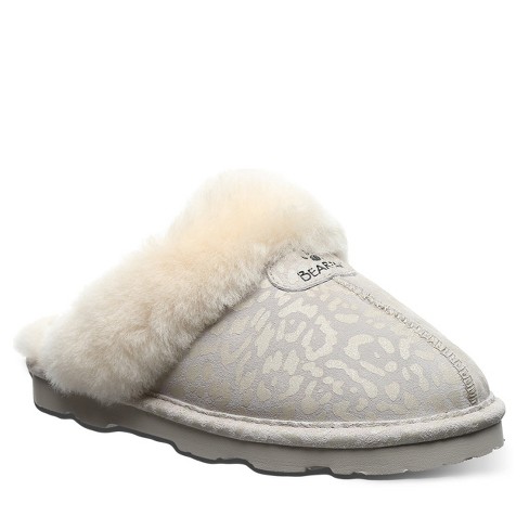 Bearpaw Women's Loki Exotic Slippers | Winter White Glitter | Size : Target