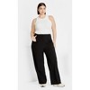 Women's Plus Size Yasmine Pant - black | CITY CHIC - 2 of 4