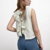 Anna-Kaci Women's Sleeveless Knit Vest with Back Bow Tie Accents and Open Back Detail - 3 of 4
