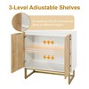 Syemin Decorative Storage Cabinets, 2 Door Storage Cabinet Sideboard, Suitable for Living Room, Entryway and Kitchen Dining Room, - 4 of 4