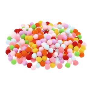 Unique Bargains Creative DIY Craft Decorations Home Art Supplies Pom Poms 0.4" - 1 of 4