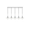 Elegant Lighting Waltz 5 light chrome Pendant - 3 of 4