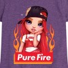Girls' - Rainbow High - Ruby Pure Fire Fitted Short Sleeve Graphic T-Shirt - 2 of 4