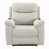 Royal Hampton Power Motion Lift and Recliner Chair with Heated Massage, Ivory - 3 of 4