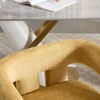 Vatros Upholstered Dining Chairs Barrel Armchairs for Living Room - 3 of 4