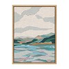 18" x 24" Sylvie Dal Lake Framed Canvas by Nikita Jariwala - Kate & Laurel All Things Decor - 2 of 4