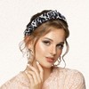 Unique Bargains Women's Leopard Pattern Knotted Headband 1 Pc Purple Black - 2 of 4