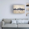 Trademark Fine Art -Michael Tompsett 'Boise Idaho Skyline Concrete' Canvas Art - 3 of 4