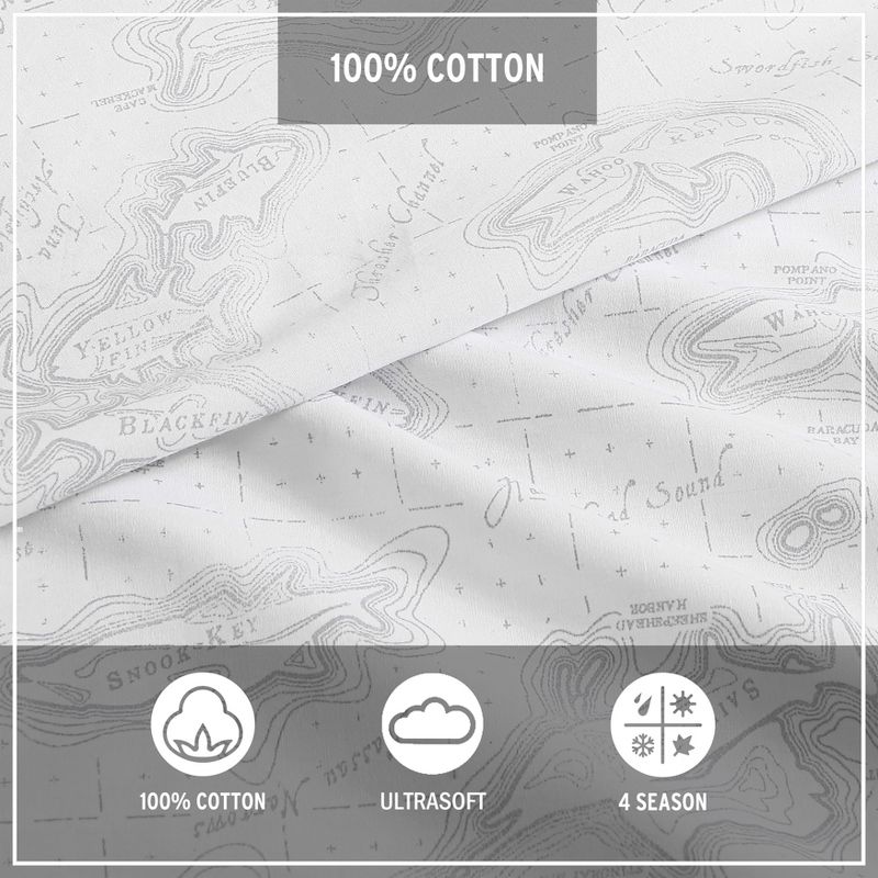 Eddie Bauer Cotton Percale- Cool/Breathable Deep Pocket Sheet Collection, 2 of 10