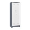 PDTEND 65" Utility Storage Cabinet with Locking Doors, Shelves & Hanging Rod - 3 of 4