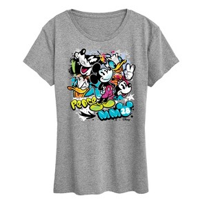 Women's - Disney - Street Art Short Sleeve Graphic T-Shirt - 1 of 4