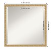 Mila Beveled Wood Framed Bathroom Vanity Wall Mirror - 3 of 4