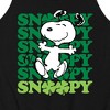 Men's - Peanuts - Snoopy Clover Dance Graphic Tank Top - 2 of 4