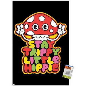 Trends International Mushroom - Stay Trippy Little Hippie Unframed Wall Poster Prints - 1 of 4