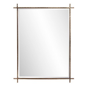 Howard Elliott Allen Andrews Isarno Large Rectangular Decorative Metal Industrial Mirror: 44x34", Iron Frame, No Assembly Required - 1 of 4