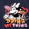 Boys' - Disney - Minnie Mouse Doing My Thing Graphic Long Sleeve Fleece Sweatshirt - 2 of 4