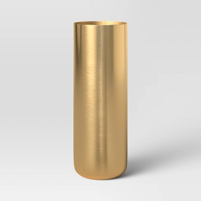 Tall Brass Vase - Threshold&#8482;