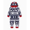 PATPAT Christmas Family Pajama bodysuit Fair Isle Print One-Piece Pajamas - 2 of 4