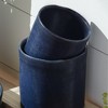 Plum & Post Navy Terracotta Planters Studio Cachepots, Set of 3 - 4 of 4