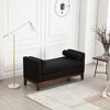 NicBex Modern 53.5" Bedroom Bench Upholstered Accent Stools with 2 Pillows and Wood Frame for Bedroom and Entryway - image 3 of 4