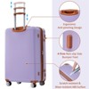 3 Piece Luggage Set, Hard Shell Luggage Set with Spinner Wheels & TSA Lock, Lightweight Travel Luggage Set for Business Trip (20'' 24'' 28'') - 4 of 4