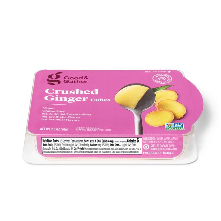Frozen Crushed Ginger Cubes - 2.5oz - Good &#38; Gather&#8482;, 2 of 3